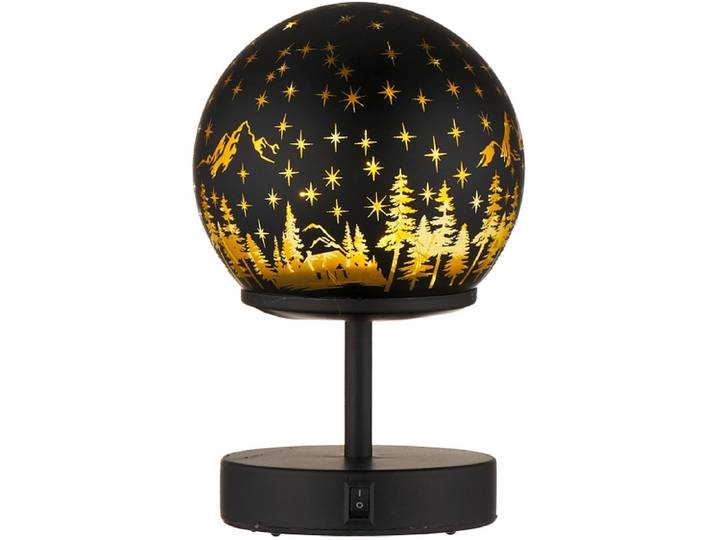 Tischlampe LED MAGIE 19cm 0.6W schwarz