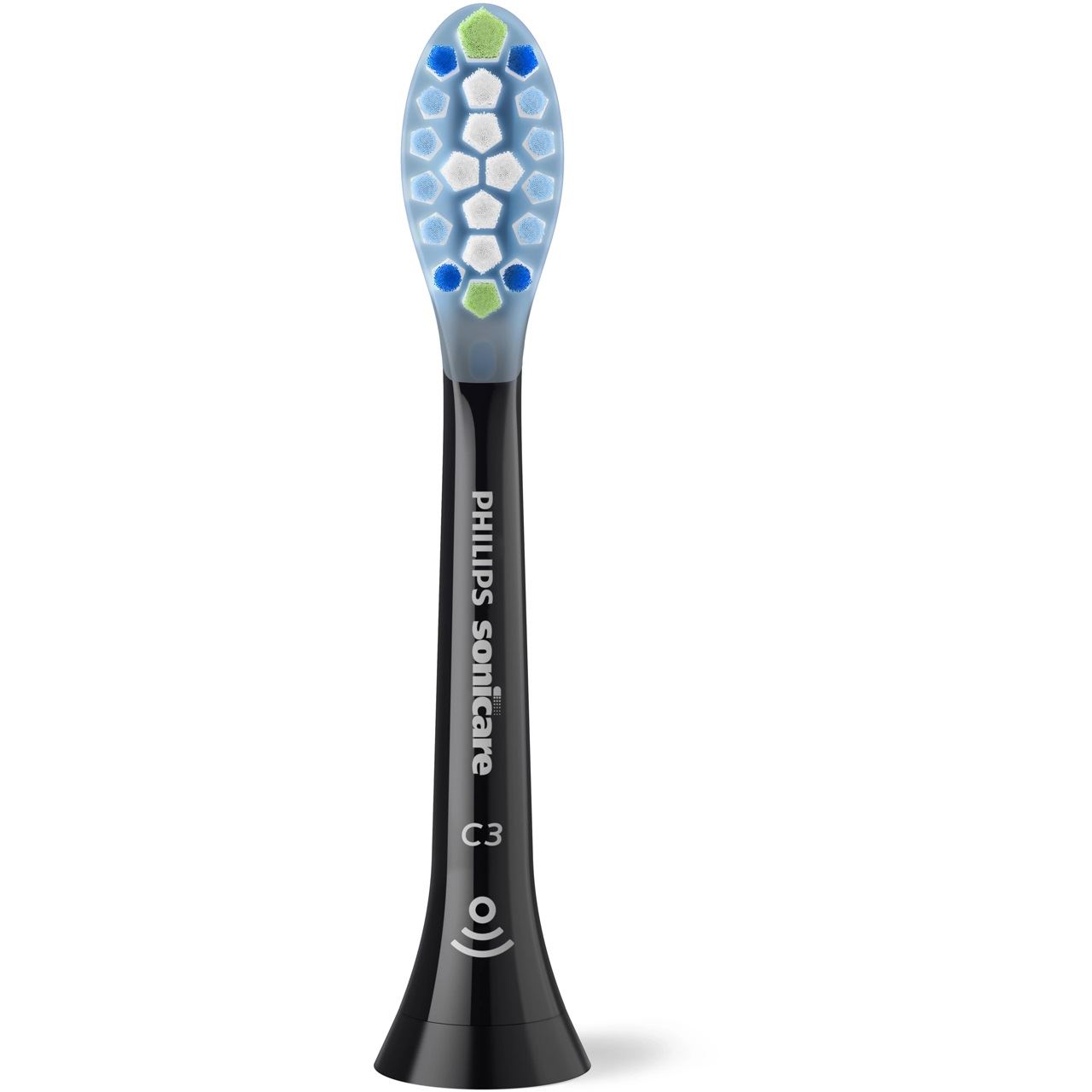 Philips Aufsteckzahnbürste HX9042/88 / Sonicare C3 Premium Plaque Defence Doppelpack Schwarz