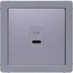 Berker 48606084 Z-ST für USB Q.x aluminium m