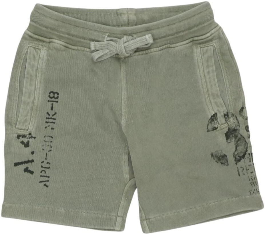 Aeronautica Militare Jungen Shorts, Grün, Gr. EU 116, Baumwolle - Second Hand