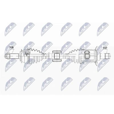 Nty Antriebswelle [Hersteller-Nr. NPW-BM-105] für Mini