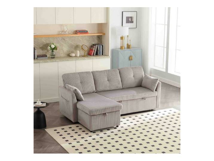MODFU Sofa Modulares Ecksofa L-förmiges modulares Sofa, mit umkehrbarer Chaiselongue Modulares Sofa Sectional Couch