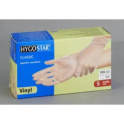 HYGOSTAR Einmalhandschuhe CLASSIC S weiß