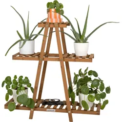 PFLANZENSTÄNDER aus Holz wetterfest für Balkon & Garten