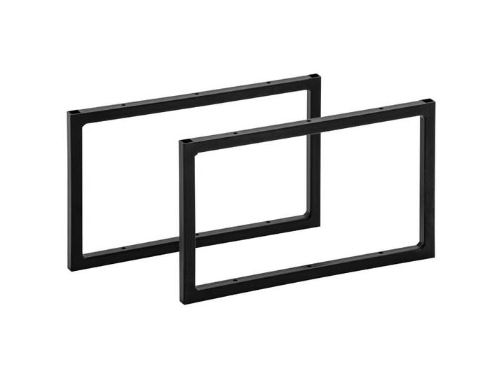 Stylife Fuss Marte, Schwarz, Metall, 45.5x28x15 cm,
