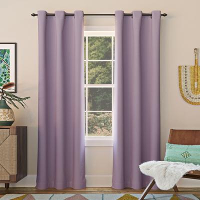 Sun Zero Hayden Energy Saving Blackout Grommet 1-Piece Curtain Panel, Single Panel