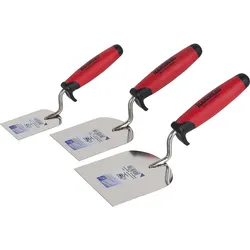 rostfreies HAROMAC Spachtel-Set 3-teilig