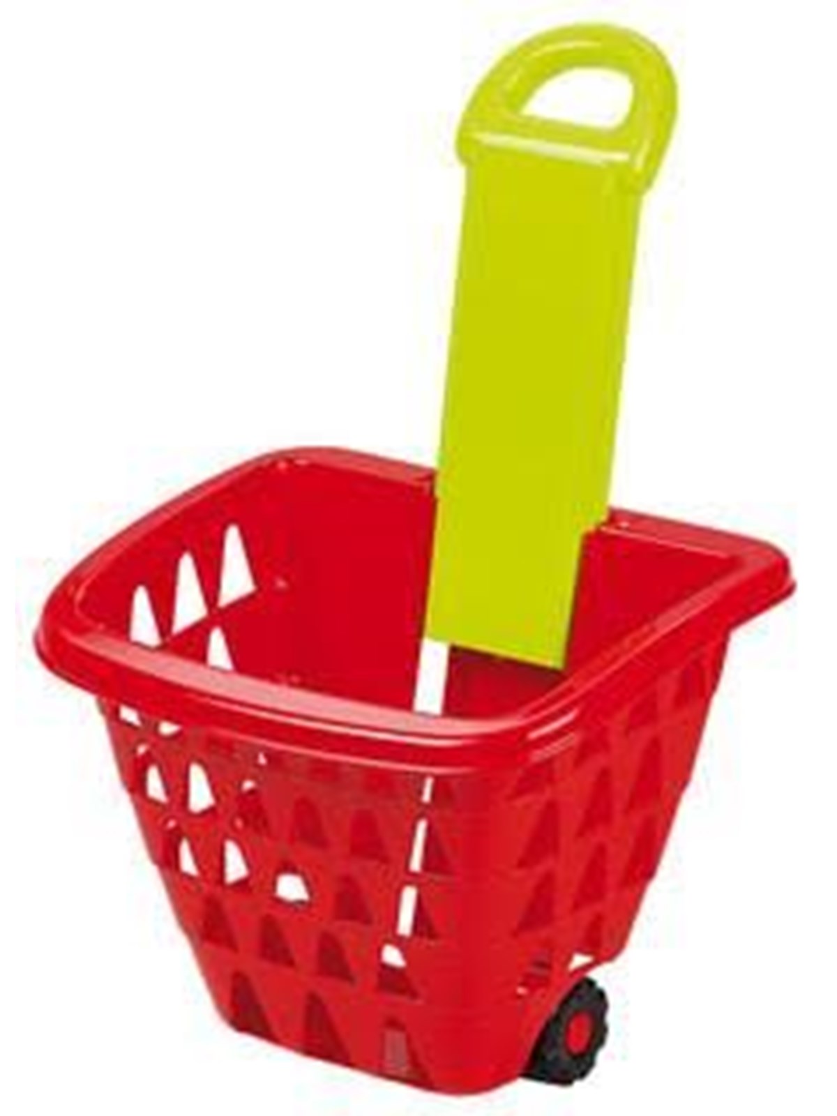 Ecoiffier Empty 2 Wheel Supermarket Basket