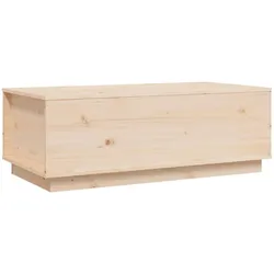 vidaXL Couchtisch 100x50x35 cm Massivholz Kiefer