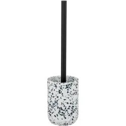 SCHÖNER WOHNEN-Kollektion WC-Garnitur Tosi Polyresin Weiß / Schwarz