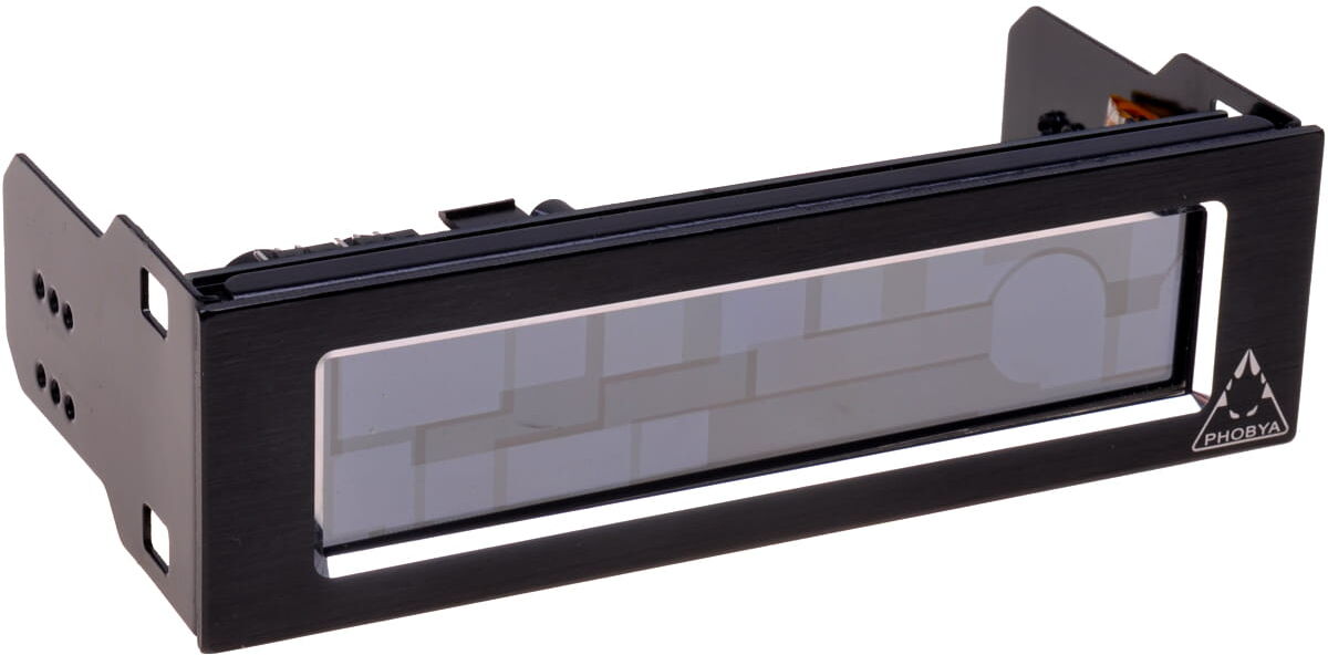 Phobya Touch 530 - Fan Controller - Single Bay 5,25" - black