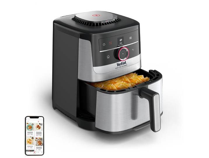 Tefal Easy Fry Smart & Silence XL EY572D Airfryer - RVS