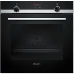 Siemens HB574ABR3F, Backofen Einbau, Silber, Schwarz