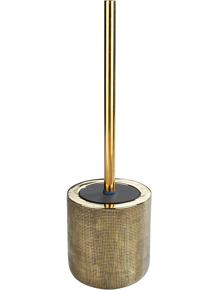 Wenko WC-Garnitur "Rivara" in Gold - (H)12,7 cm - onesize