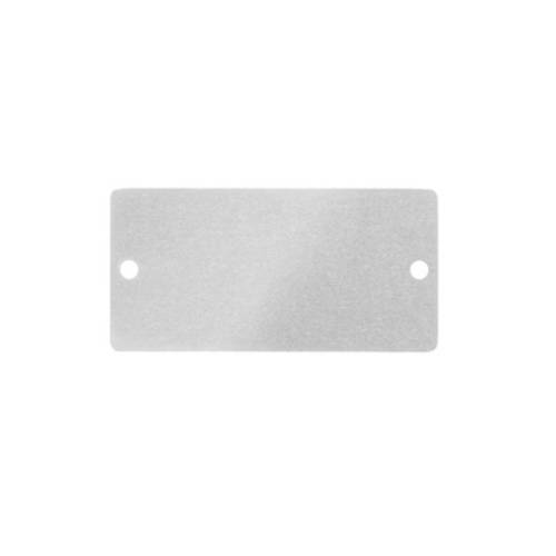Weidmüller 1327850000 CC-M 30/60 2X3 AL Gerätemarkierung Montage-Art: schrauben, nieten Beschriftungsfläche: 30 x 60mm Silber