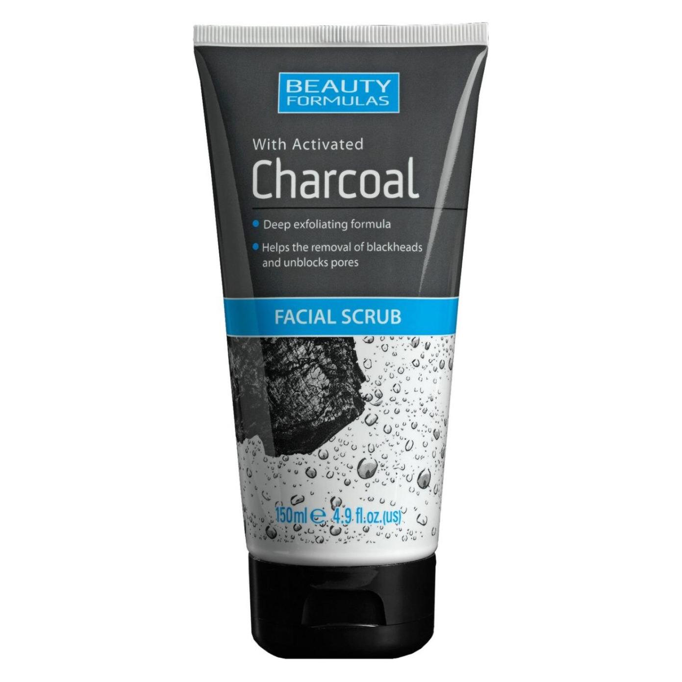 Beauty Formulas Charcoal Facial Scrub (Reinigungspeeling, 150 ml) (5012251012249)