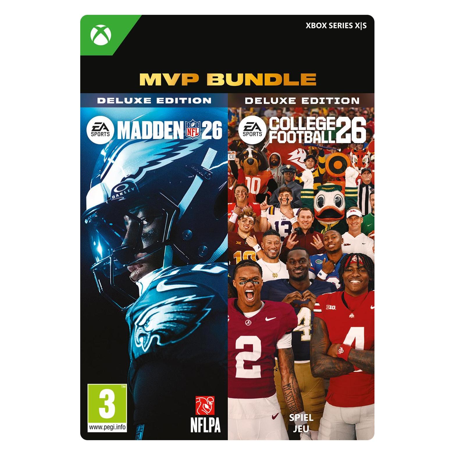 Microsoft Xbox COLLEGE FOOTBALL 26: MVP BUNDLE Download Code (Xbox Series S, Xbox Series X) (EP2-28998)