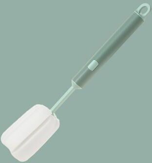 Discount Dollar Deals Sponge Cleaning Cup Brush Long Handle For Coffee, Glasses, Mugs, Baby Bottles green