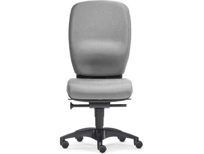 SITWELL STEIFENSAND AG Drehstuhl Büro-Drehstuhl Lady Comfort ohne Armlehnen Polyamid-Fußkreuz grau.