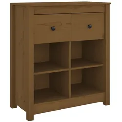 vidaXL Sideboard Honigbraun 70x35x80 cm Massivholz Kiefer