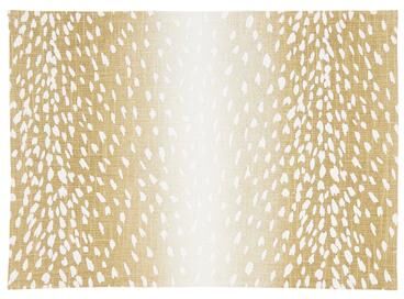 Saro Lifestyle "Earthy Antelope Print Placemat (Set of 4) - 14""x20"""