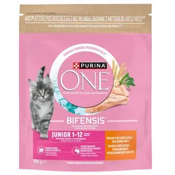 Purina One Junior Katzenfutter mit Huhn für Kätzchen, 750g