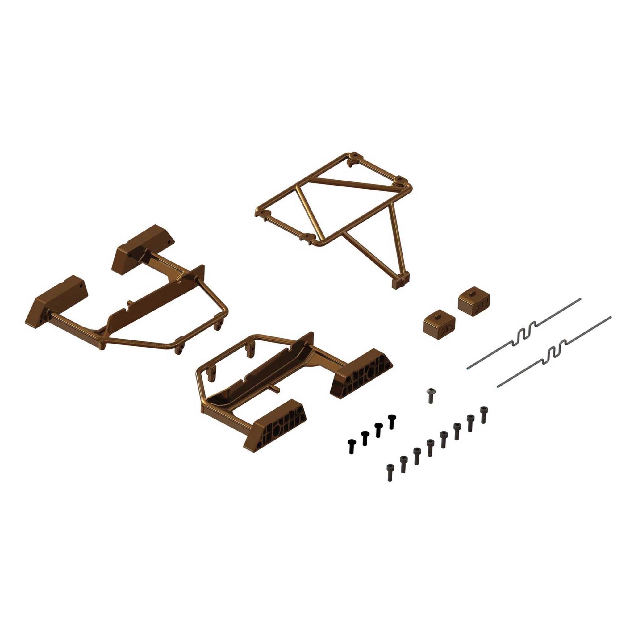 Arrma Desert Truck Body Roll Cage Set, Bronze: GROM GROM GROM (ARA-2023)