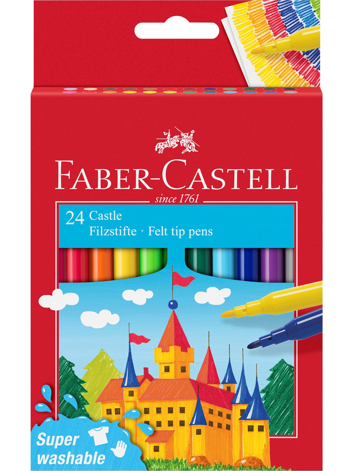 Faber-Castell Filzstift Castle 24er Kartonetui