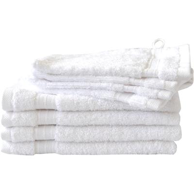 Handtuch Set DYCKHOFF "Siena", weiß, Obermaterial: 100% Baumwolle, Handtuch-Sets, in tollen Unifarben