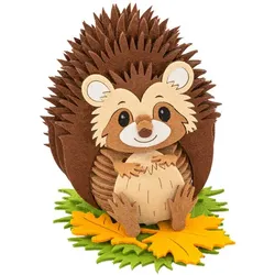 Filz-Bausatz "Igel", braun