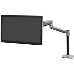 Ergotron LX Sitz-, Steh-, Tischmontage-LCD-Arm für einen Monitor bis 106,68 cm 42 Zoll Aluminium