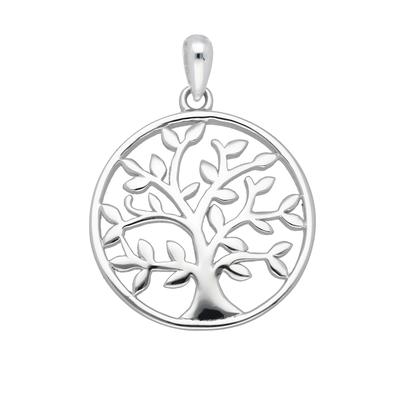 Kettenanhänger ADELIA´S "Anhänger Baum des Lebens 925 Silber", silber, Schmuckanhänger, Damen, Silber 925 (Sterlingsilber), Kettenanhänger, Silberanhänger Lebensbaum