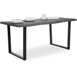 Esstisch KYSON (LBH 160x90x76 cm) - grau - LBH 160x90x76 cm