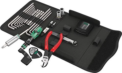 Wera Gitarren-Werkzeug-Set 9100 Kraftform Kompakt, 27-teilig (schwarz)