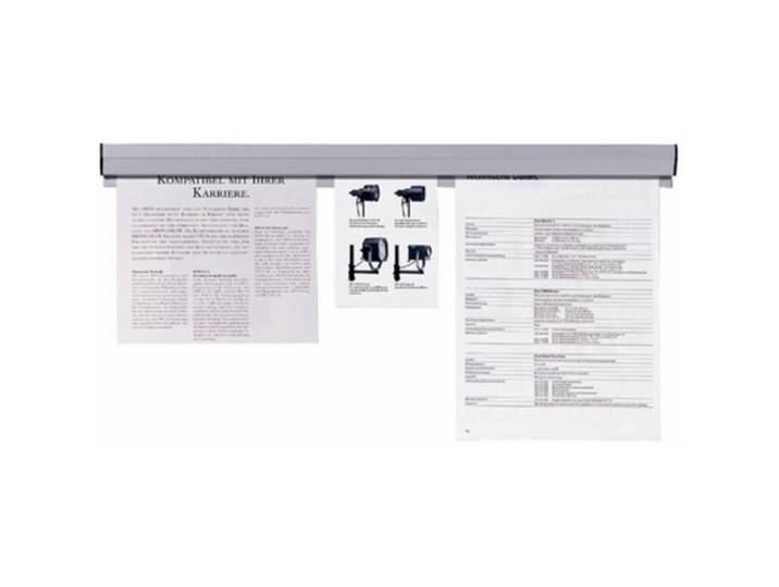 Rail de serrage pour papier, autocollant, longueur: