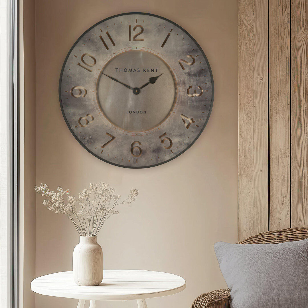 Gallery Direct Wall Clock 74 cm H x 74 cm W x 6 cm D