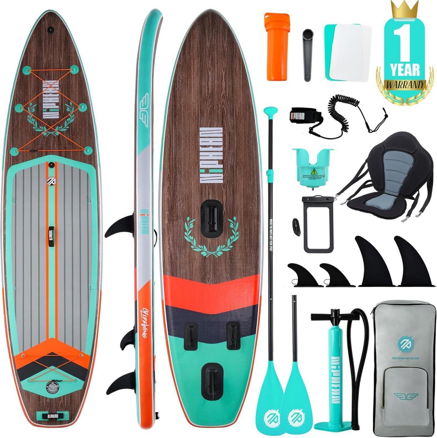 Niphean Stand up Paddle Board 335cm Inflatable SUP Board mit Zubehör