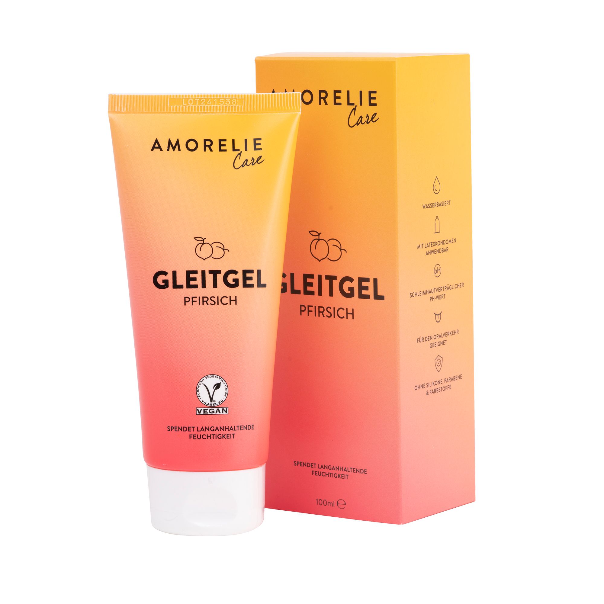 Gleitgel Pfirsich vegan - 100ml 100 ml Gel