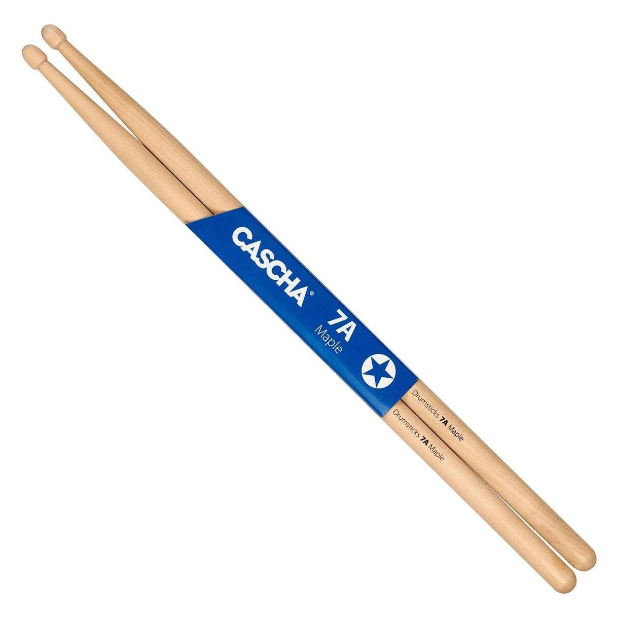 Cascha HH 2362 Trommelstöcke - 7A Ahorn - 14 x 395 mm - Acorn-Spitze (Drumsticks, Schlagzeug) (52295770)