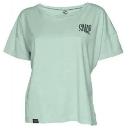 Snap, Damen, Sportshirt, Croptop Hemp (L), Grün, L