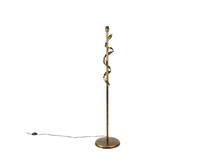 Lampadaire vintage or antique 29 cm sans abat-jour - Linden