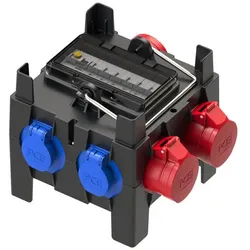 PCE 9030119 Mobilverteiler Kunststoff Baureihe IMST MV 2x16/5 2xSSD GS32/5 oFI-mLS Ea S IP44