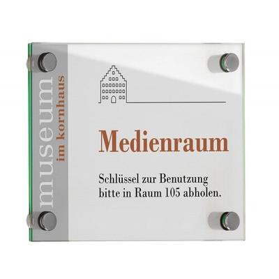 GALERIE Türschild DIN A5, Format: 148x210 mm + 4 Halter i7320