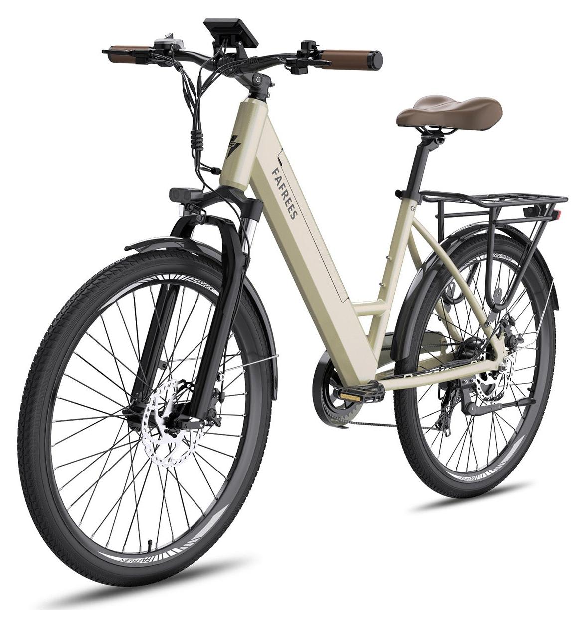 FAFREES F26 PRO E-Bike - Motor 250W Akku 36V15Ah 26x1.75 Zoll Reifen Mechanische Scheibenbremsen - Goldfarben