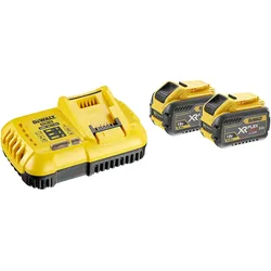 DEWALT XR FLEXVOLT Akku-Starter-Set 54V / 162Wh + 2 Akku + 1 Doppelladegerät DCB118-QW - DCB118X2-QW