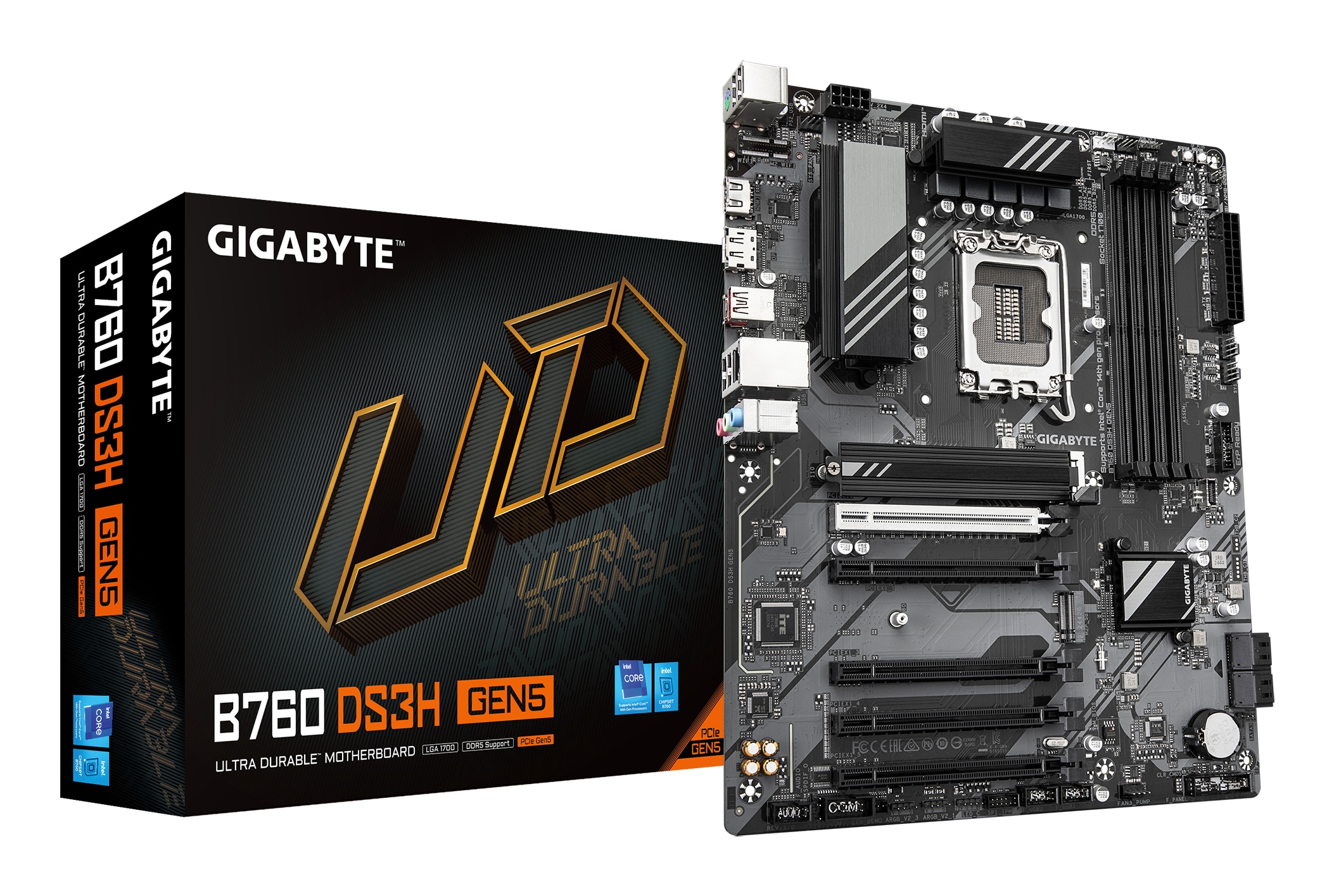 GIGABYTE B760 DS3H GEN5 ATX Mainboard Sockel 1700