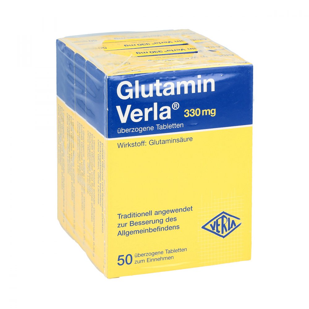 Verla-Pharm Arzneimittel GmbH & Co. KG Glutamin Verla überzogene Tabletten 00426006