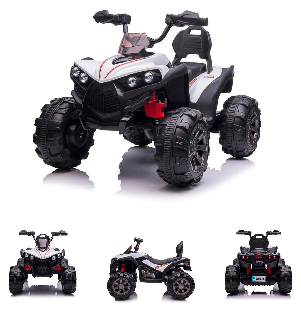 Chipolino Kinder Elektroquad ATV FX Sport, MP3-Anschluss, 2 Motoren, Lichter