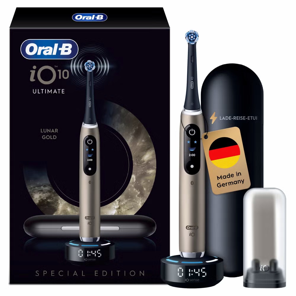 Oral-B iO Series 10 Lunar Gold Special Edition Elektrische Zahnbürste 8700216996297