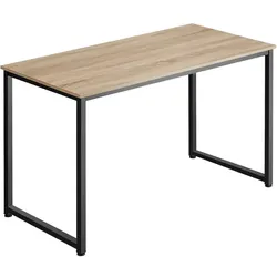 tectake Schreibtisch Flint  Industrial Holz Hell, Eiche Sonoma